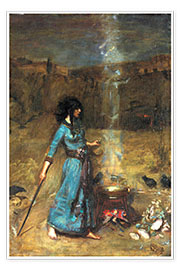 Poster  The magic circle - John William Waterhouse