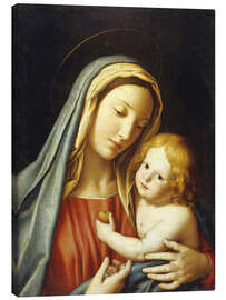 Canvas print  The Madonna with child - Il Sassoferrato