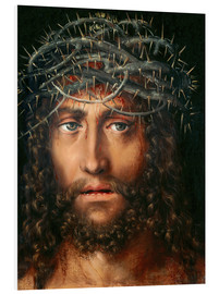 Foam board print  Christ with Crown of Thorns - Lucas Cranach d.Ä.