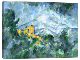 Canvas print  Montagne Sainte-Victoire - Paul Cézanne