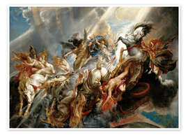 Poster  Fall of Phaeton - Peter Paul Rubens