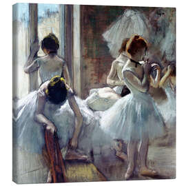 Canvas print  Group of dancers - Edgar Degas