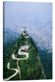 Canvas print  Christ on the Corcovado mountain - Sue Cunningham
