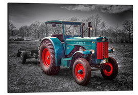 Aluminium print  Hanomag tractor Oldtimer - Peter Roder