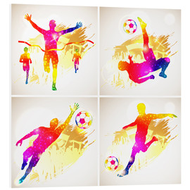Foam board print  Soccer and Winner Silhouette - TAlex