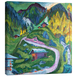Canvas print  alpine life - Ernst Ludwig Kirchner