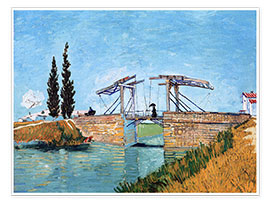 Poster  The drawbridge in Arles - Vincent van Gogh