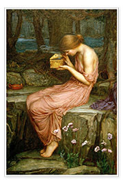 Poster  Psyche opening the golden box - John William Waterhouse