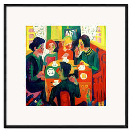 Framed art print  Coffee table - Ernst Ludwig Kirchner