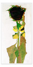 Poster  Sunflower - Egon Schiele