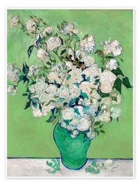 Poster  A vase of roses - Vincent van Gogh
