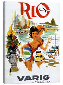 Canvas print  Rio de Janeiro - Brazil - Vintage Travel Collection