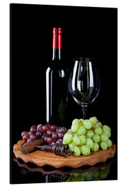 Aluminium print  Wine and Grapes II - Thomas Klee