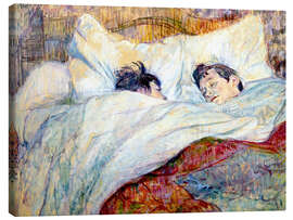 Canvas print  The Bed - Henri de Toulouse-Lautrec