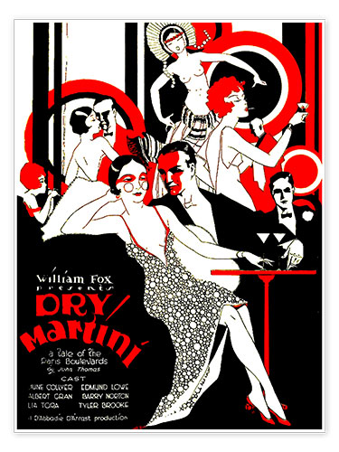 Poster dry Martini
