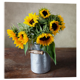 Acrylic print  Sunflowers 01 - Nailia Schwarz