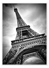 Poster  Eiffel Tower, PARIS III - Melanie Viola