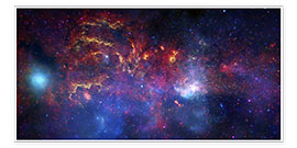 Poster central region of the Milky Way galaxy