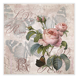 Poster  La vie en rose - Andrea Haase