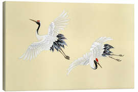 Canvas print  Two cranes - Haruyo Morita