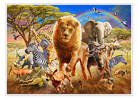 Poster African Stampede