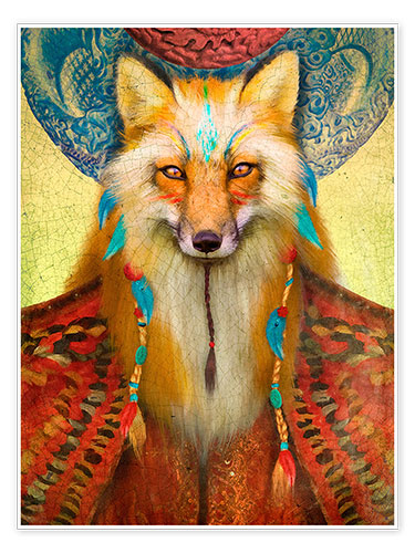 Poster Wise Fox
