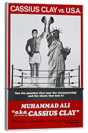 Canvas print  Aka Cassius Clay, Muhammad Ali