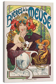 Canvas print  Bieres de la Meuse - Alfons Mucha