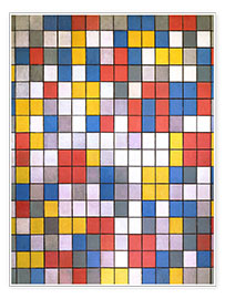 Poster  composition - Piet Mondriaan