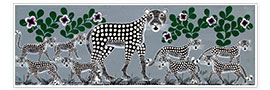 Poster  Black Cheetah pack - Rubuni