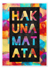 Poster  Hakuna Matata - Elisabeth Fredriksson