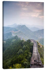 Canvas print  Great Wall of China in fog - Matteo Colombo