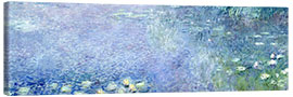 Canvas print  Waterlilies image 2 - Claude Monet