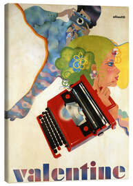 Canvas print  Typewriter 'Valentine' by Olivetti