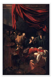 Poster  Death of the Virgin - Polidoro da Caravaggio