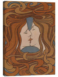 Canvas print  The Kiss - Peter Behrens