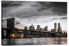 Canvas print  Brooklyn Bridge - Hannes Cmarits