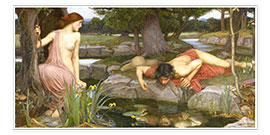 Poster  Echo and Narcissus - John William Waterhouse