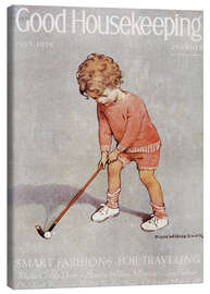 Canvas print  golf art jessie - Jessie Willcox Smith