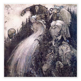 Poster  Troll of the Forest - John Bauer