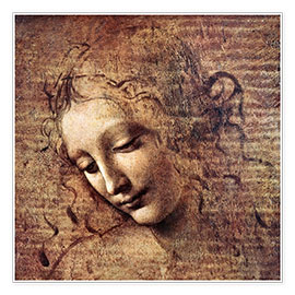 Poster  The Tousled (La Scapigliata) - Leonardo da Vinci