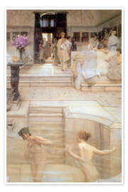 Poster  A Favourite Custom - Lawrence Alma-Tadema