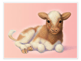 Poster  Little calf - John Butler