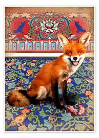 Poster  A Fox at Home - Mandy Reinmuth