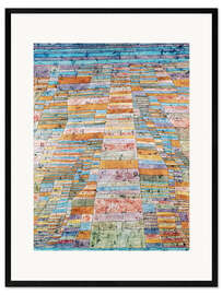 Framed art print  Main path and byways - Paul Klee