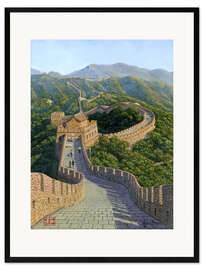 Framed art print  Great Wall of China   Mutianyu Section 1 - Richard Harpum