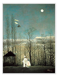 Poster  A carnival evening - Henri Rousseau