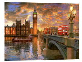 Acrylic print  Westminster sunset - Dominic Davison
