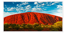 Poster  Uluru (Ayers Rock) - Giles Bracher