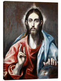 Canvas print  The Redeemer - Dominikos Theotokopoulos (El Greco)
